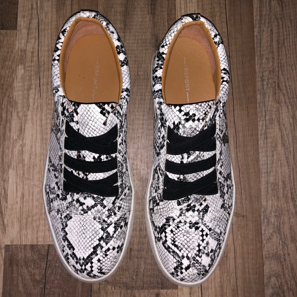 snakeskin sneakers